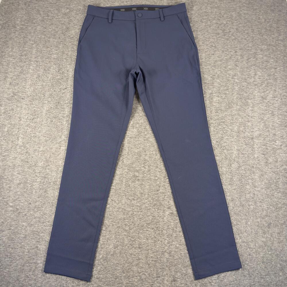 Rhone Pants Mens 32x32 Blue Chino Slim Fit Stretch Performance Work Casual